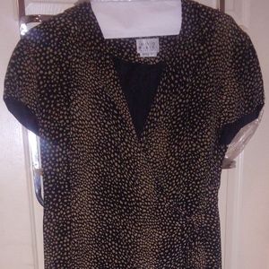 Fabulous David Warren Leopard Wrap Dress size 16